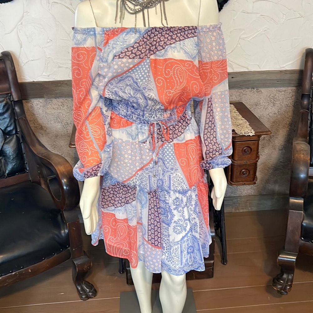 Patchwork Print Dress - Tommy